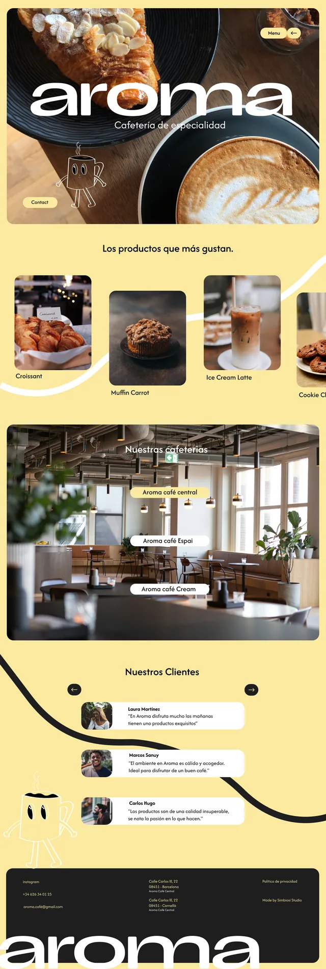 Aroma — Branding · Web, Simbiosi Studio