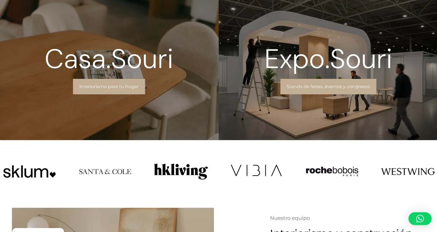 Casa Souri — Web · Tienda online, Simbiosi Studio