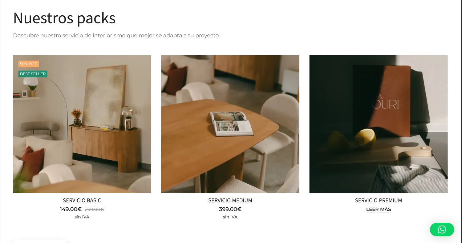 Casa Souri — Web · Tienda online, Simbiosi Studio