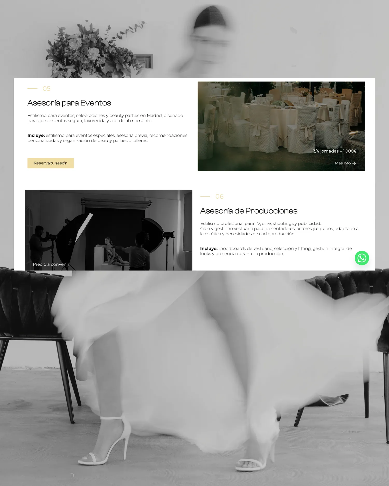 Margarita Diosdado — Rediseño web, Simbiosi Studio