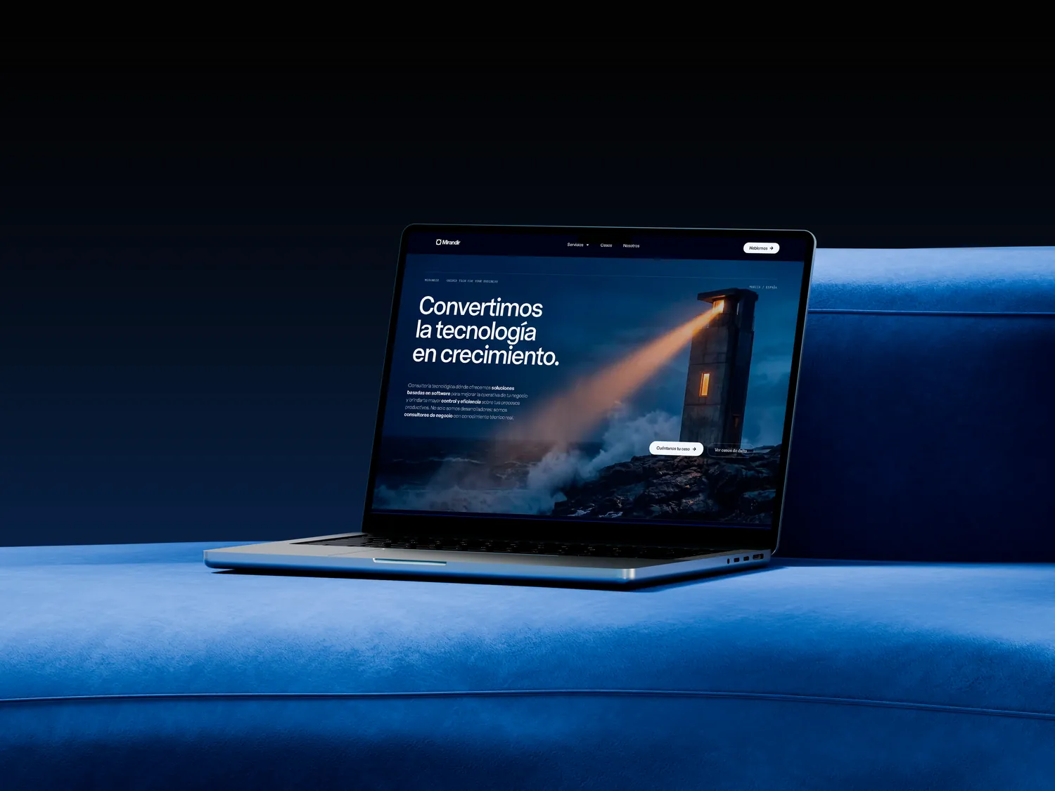 Mirandir — Diseño web por Simbiosi Studio