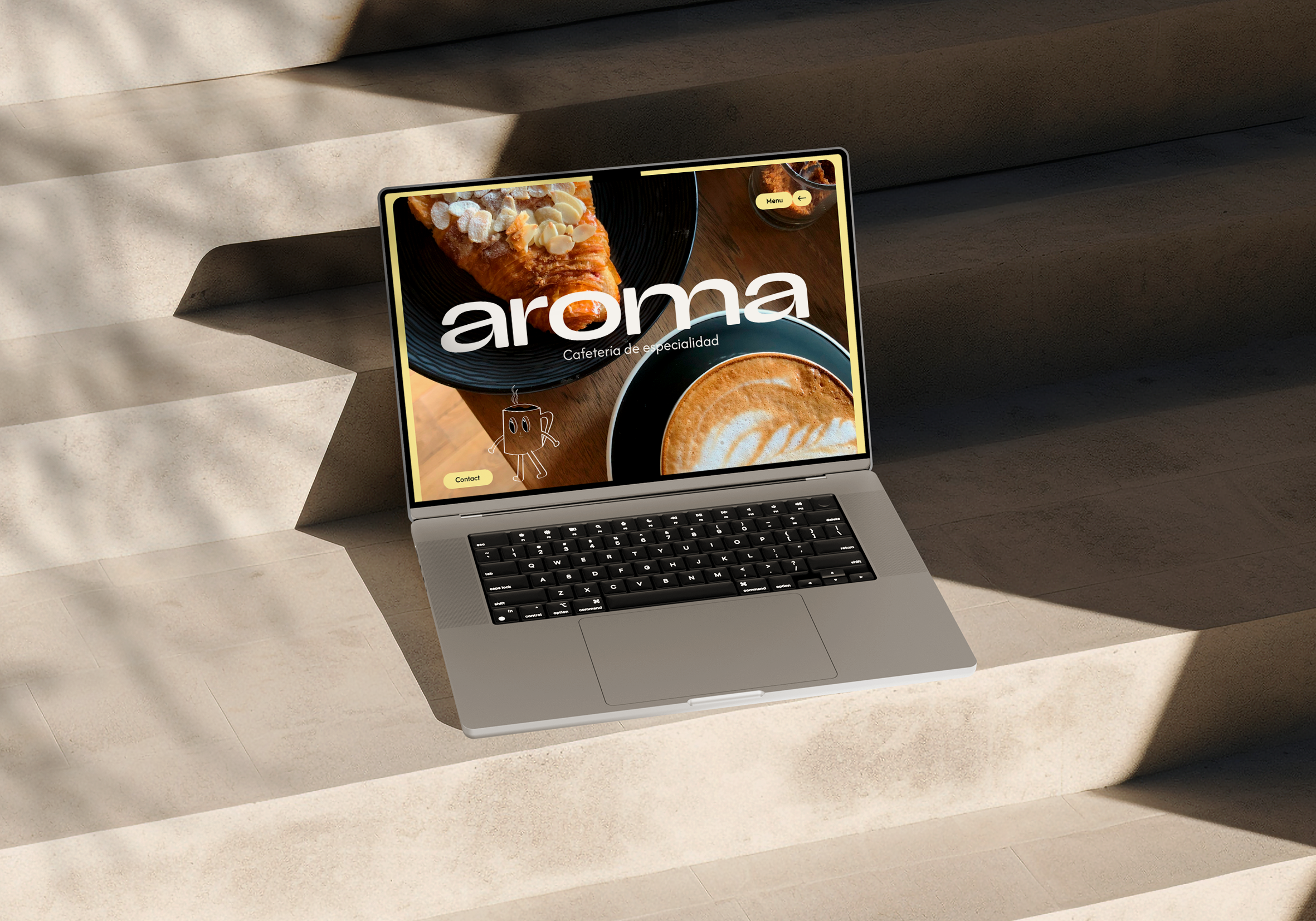 Aplicaciones digitales de la marca Aroma