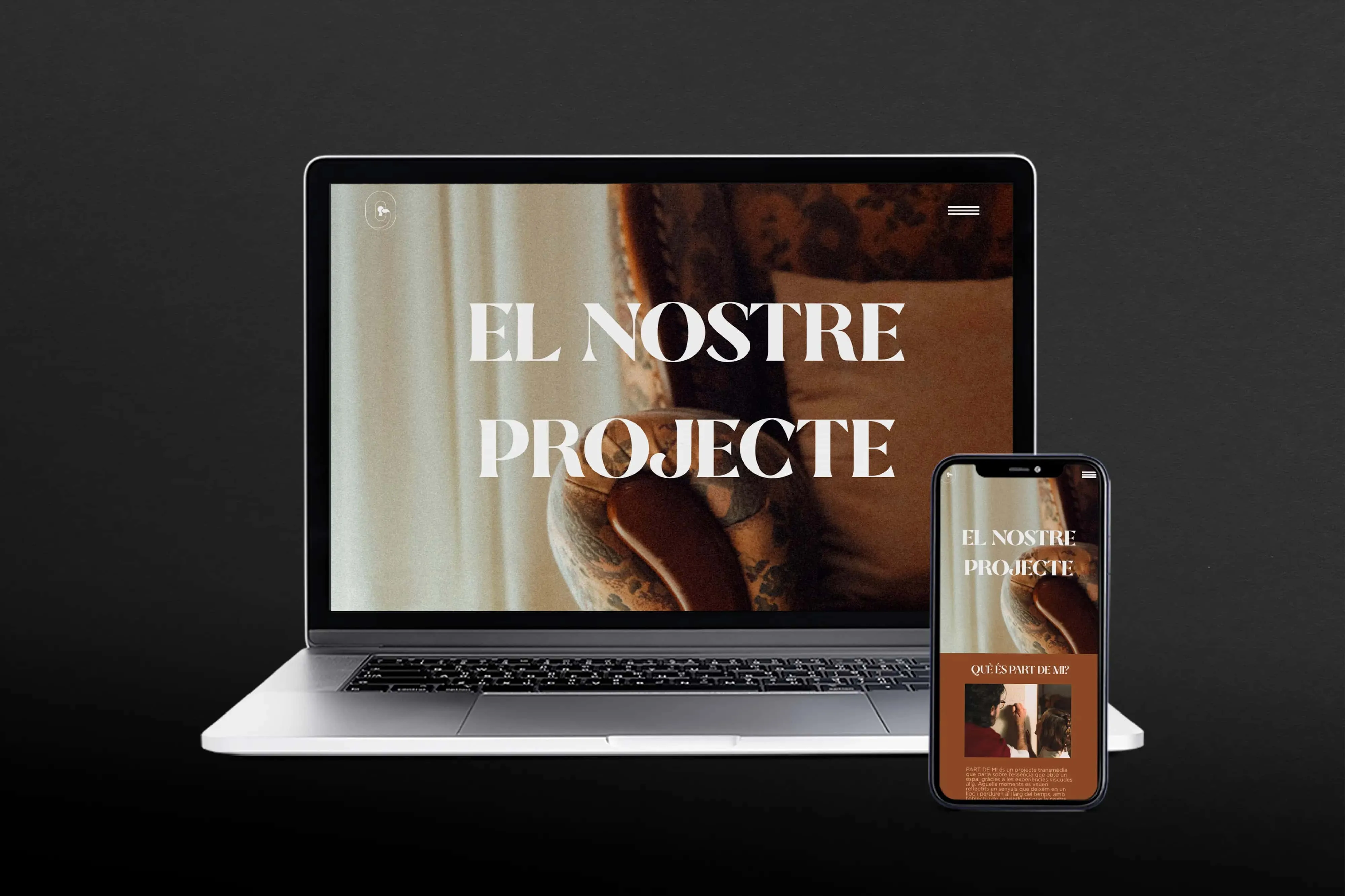 Diseño web del proyecto Part de mi